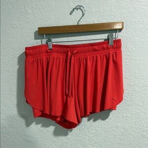 JoyLab Red Athletic Shorts Elastic Waist
